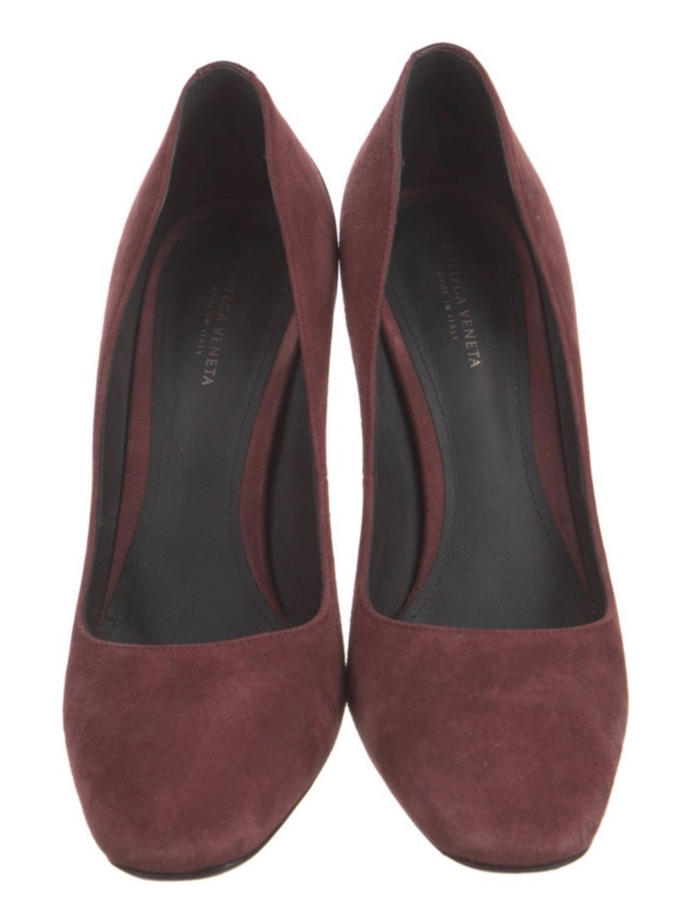 Bottega Veneta Women's Wine Suede Pumps